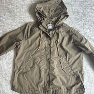 Army green Hooded Jacket